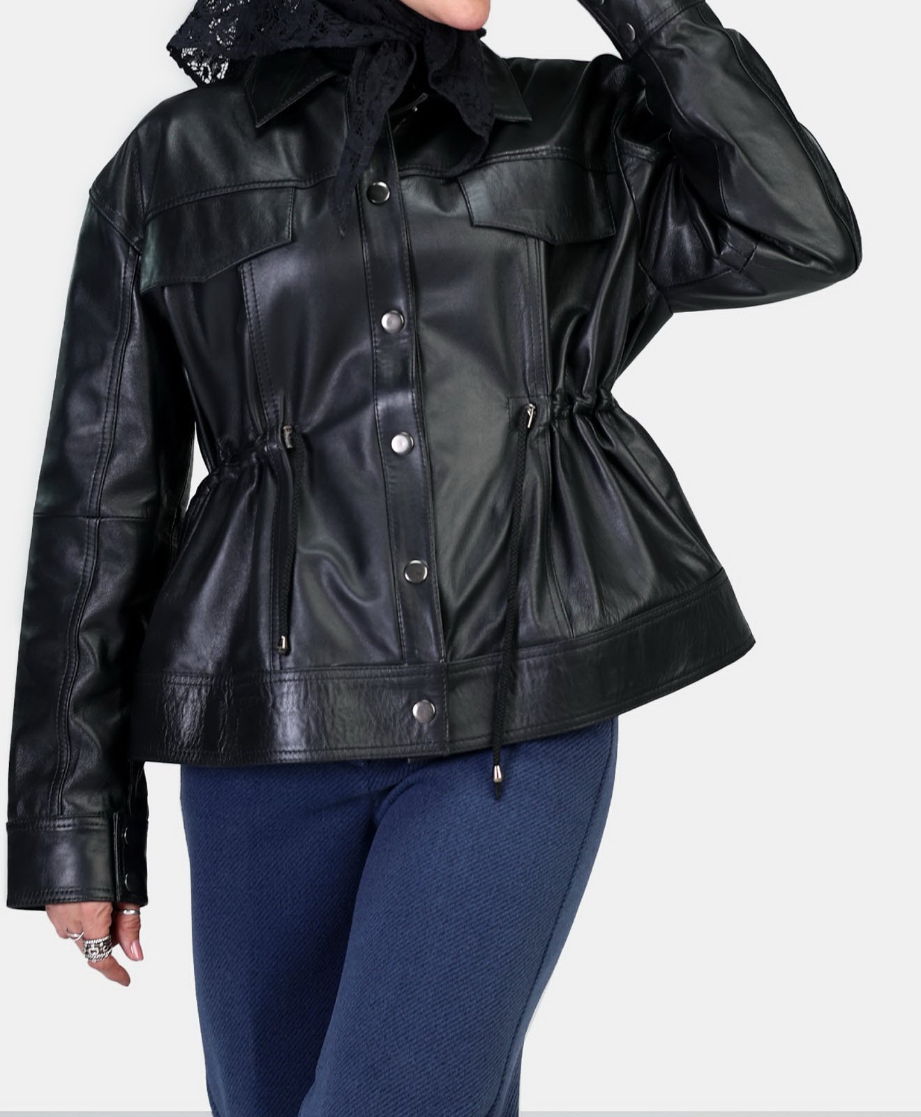 کت زنانه چرم 0002