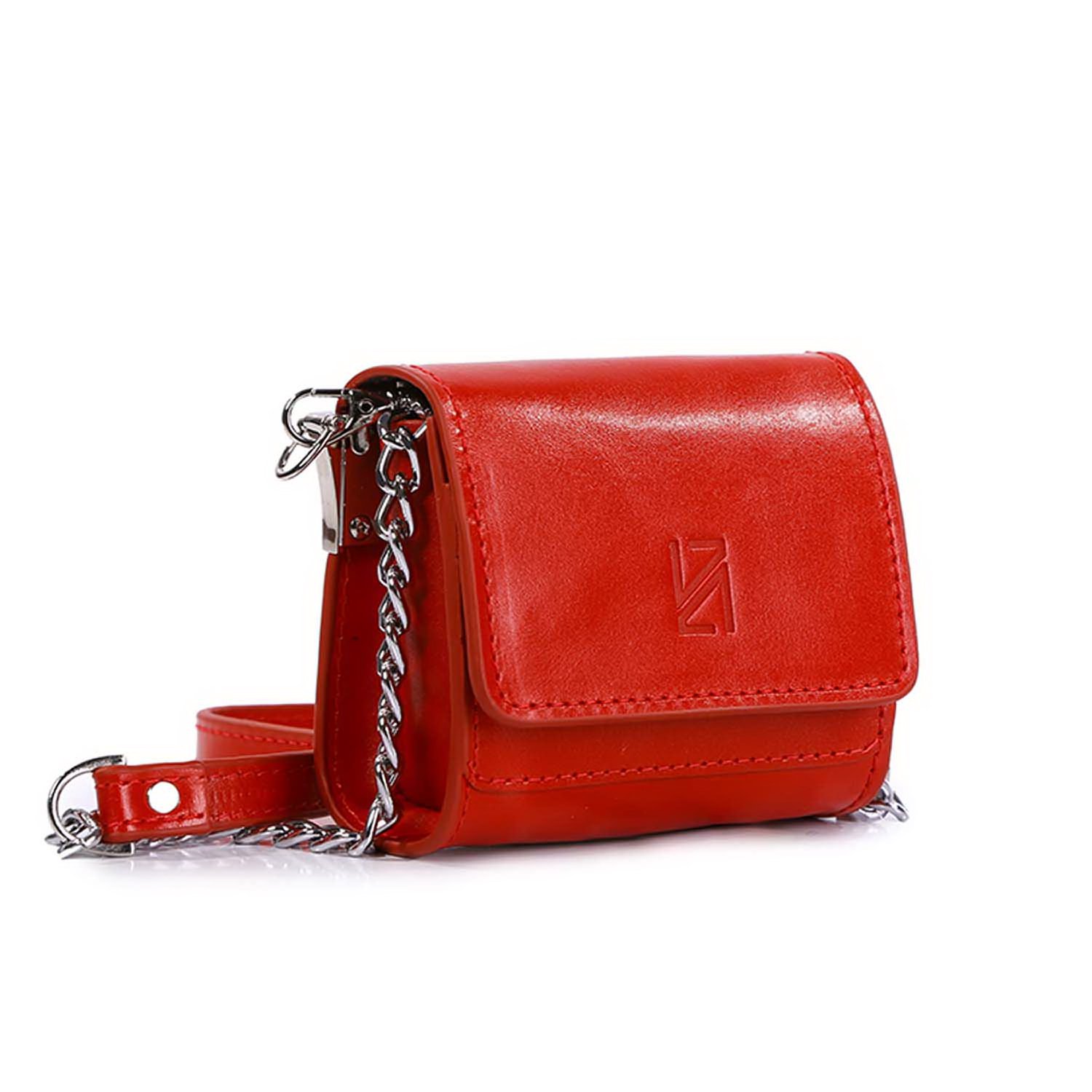 کیف تمام چرم زنانه دوشی 0127( 10 * 11 سانتی متر )