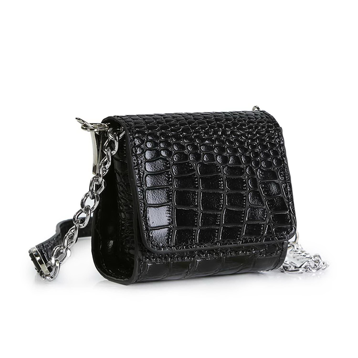 کیف تمام چرم زنانه دوشی 0127( 10 * 11 سانتی متر )